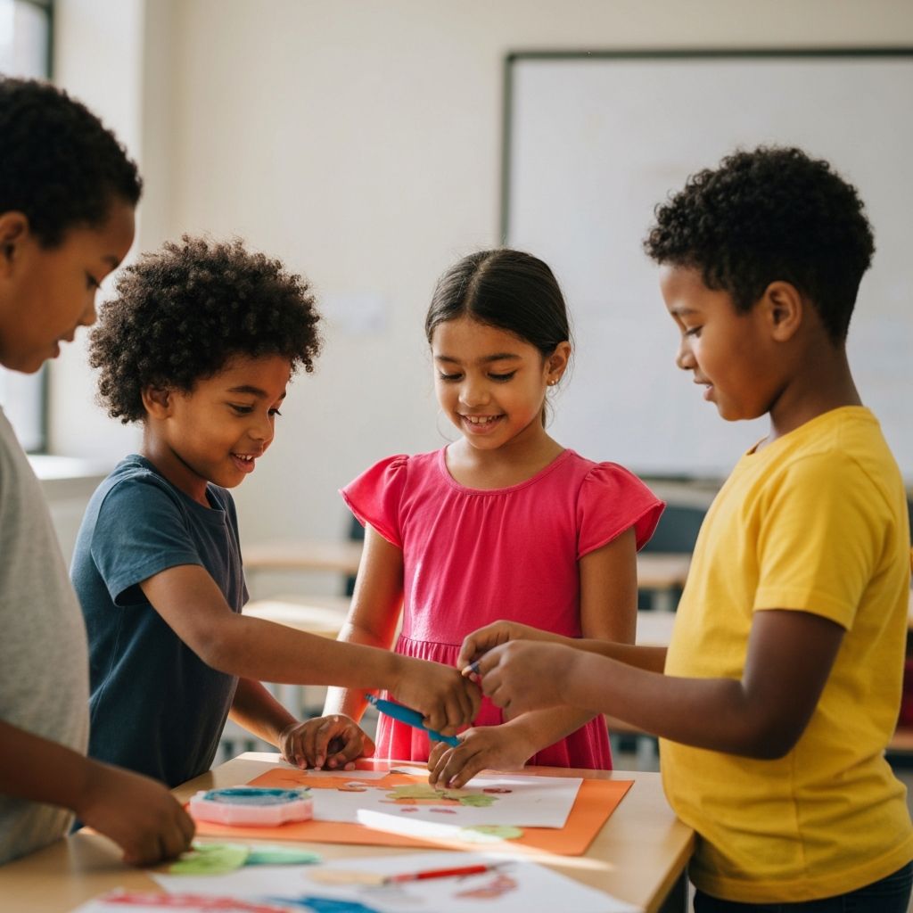 Children working together on project